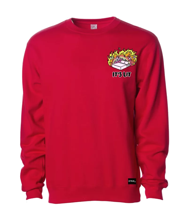 crewneck red