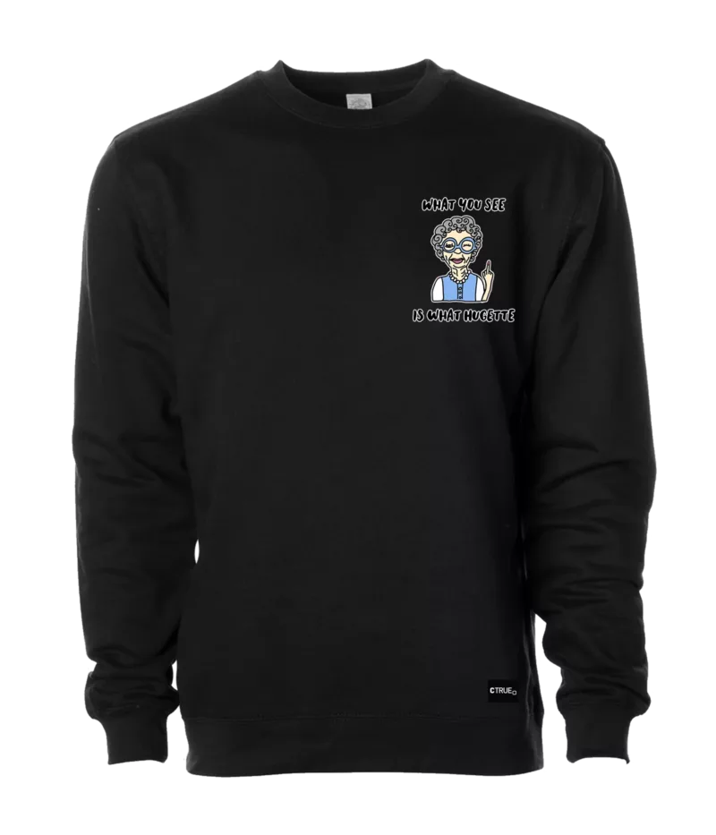crewneck - black